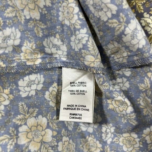 Rebecca Taylor La Vie Size Large Chamomile Margeaux Meadow‎ Poplin Dress - Picture 11 of 12